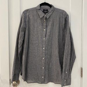 NWT J Crew button down in gingham check